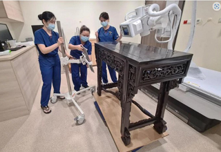 Two 20th-century tables X-rayed at SGH ahead of Peranakan Museum reopening